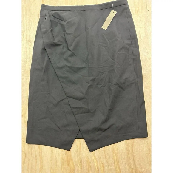 J.Crew Dresses & Skirts - J. Crew 365 Womens sz 10 Skirt Black Poly Wool Pencil Knee Length Lined NEW!